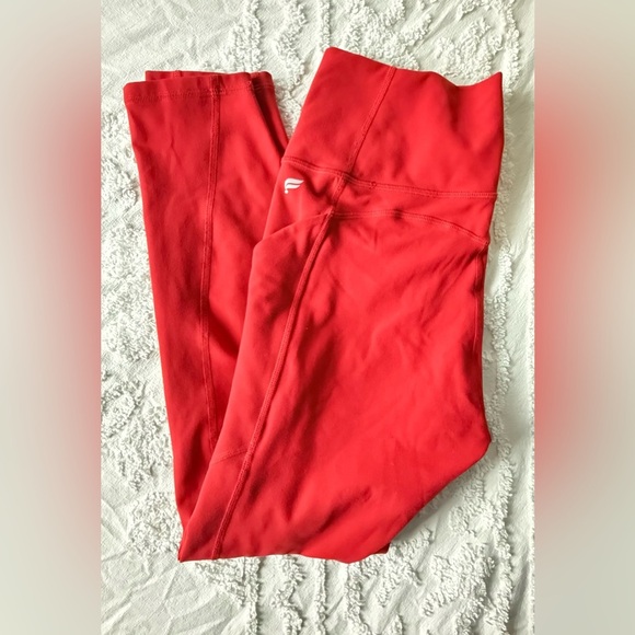 Fabletics Red Leggings - Picture 1 of 7
